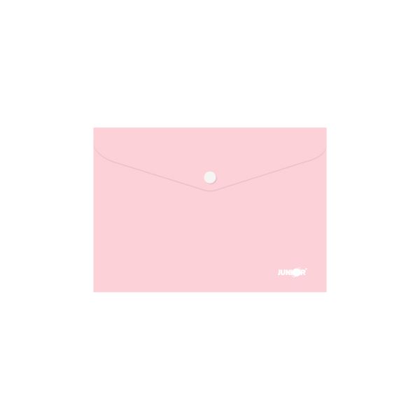 Obal s patentkou PP/A5 Pastel - ružový