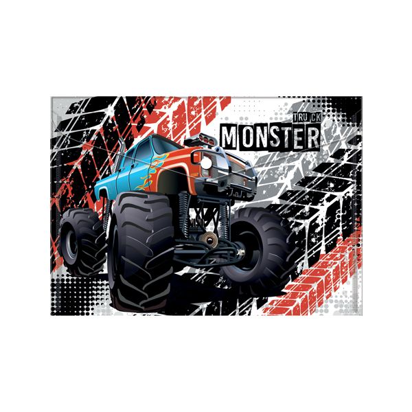 Obal PP s patentkou A4, Monster Truck