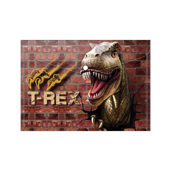 Obal PP s patentkou A4, T-Rex