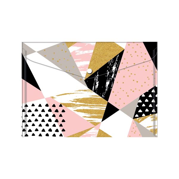 Obal PP s patentkou A4, Abstract Shapes