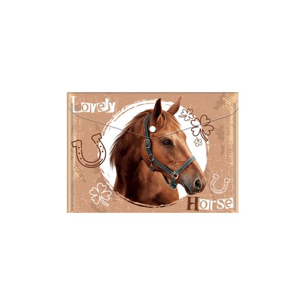 Obal PP s patentkou A5, Lovely Horse