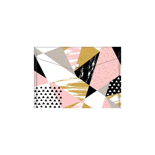 Obal PP s patentkou A5, Abstract Shapes