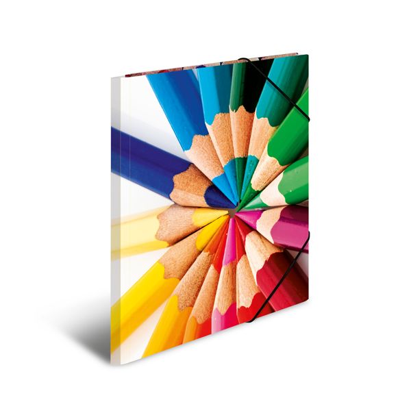 Doska s gumičkou A4 kartón - ceruzky