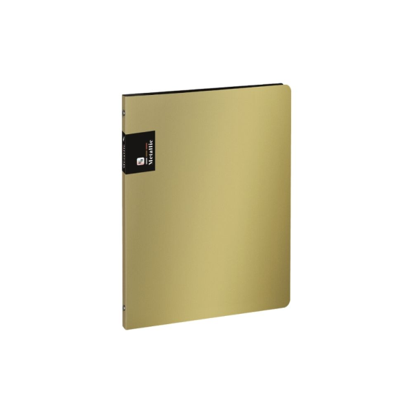 Poradač A4 2-krúžkový Metallic zlatá