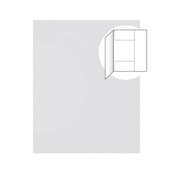 Odkladacia mapa s 3 chlopňami EKO 253 skladaná - biela