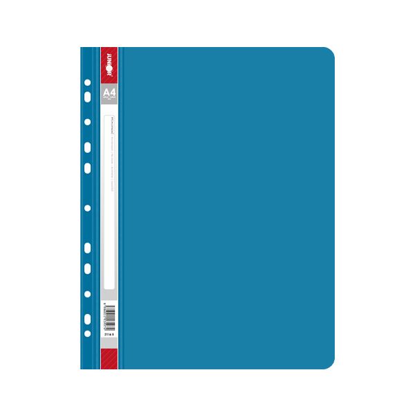Rýchloviazač s europerforáciou PP/A4, modrý