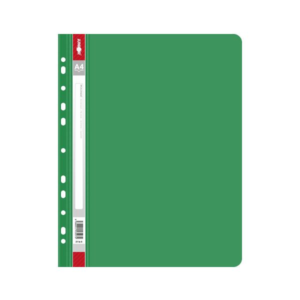 Rýchloviazač s europerforáciou PP/A4, zelený