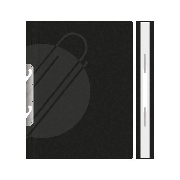 Rýchloviazač A4 RZC - závesný celý, PREŠPÁN - čierny