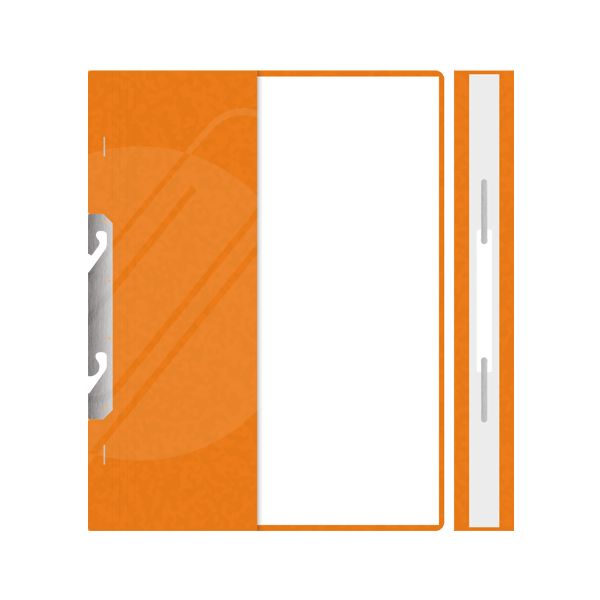Rýchloviazač A4 RZP - závesný polovičný, PREŠPÁN - oranžový