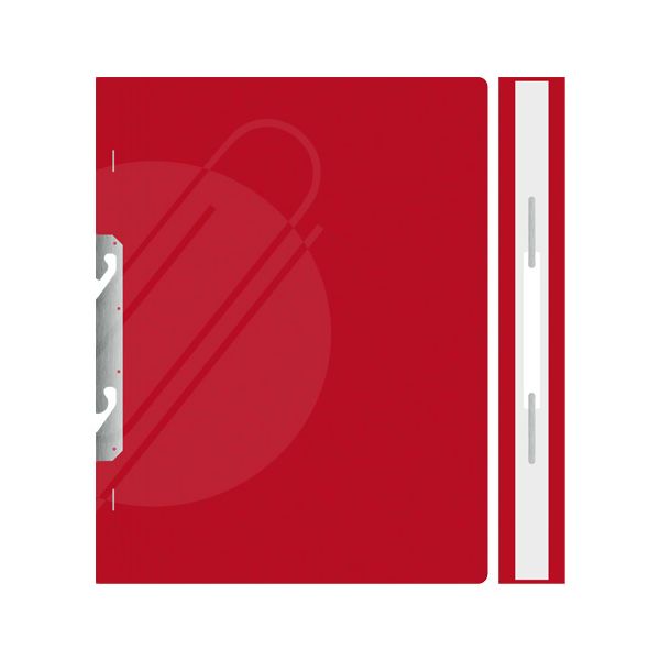 Rýchloviazač A4 RZC - závesný celý, PREŠPÁN - červený