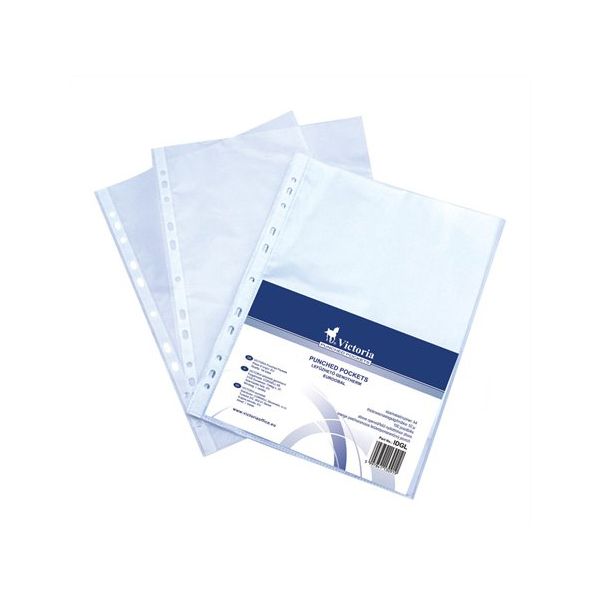 Euroobal, A4, 50 mikron, drsný povrch, VICTORIA OFFICE, 100ks