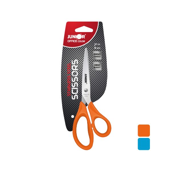 Nožnice PVC Office color 7"/18 cm