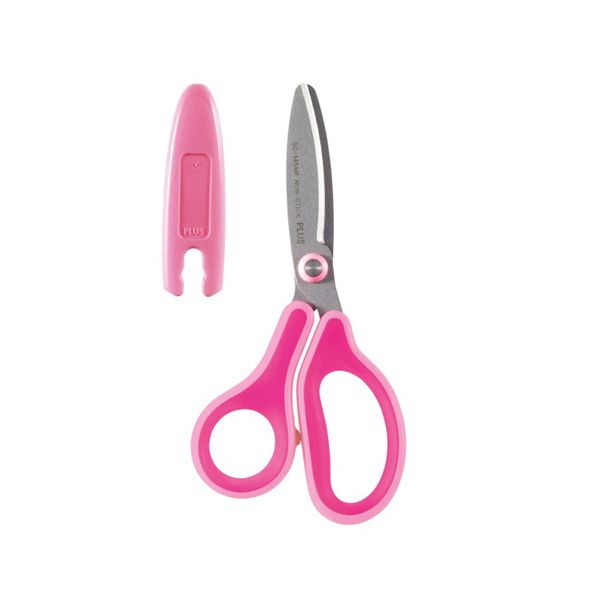 Nožnice PLUS SC-145MF školské, 6" 145mm - pre pravákov, ružové