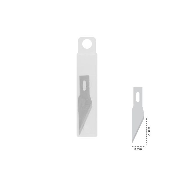 Náhradné čepele do skalpela SX01T-10ks/bal