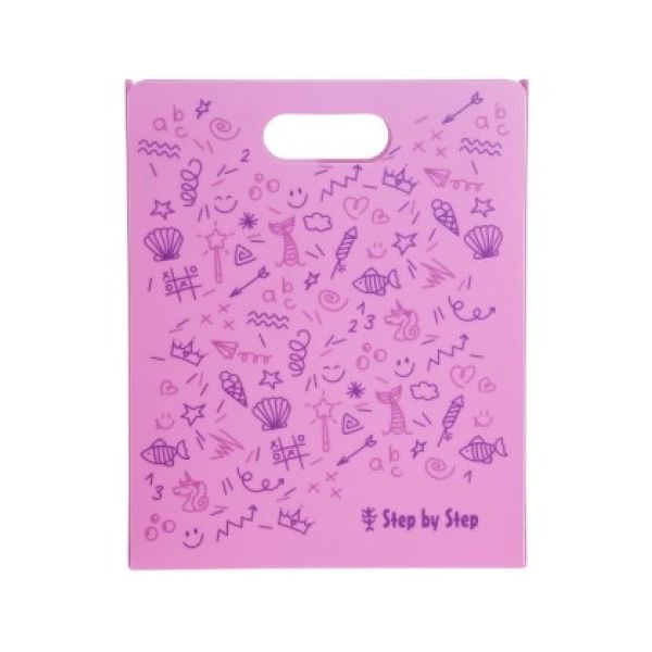 Dosky na zošity Step by Step, ružové
