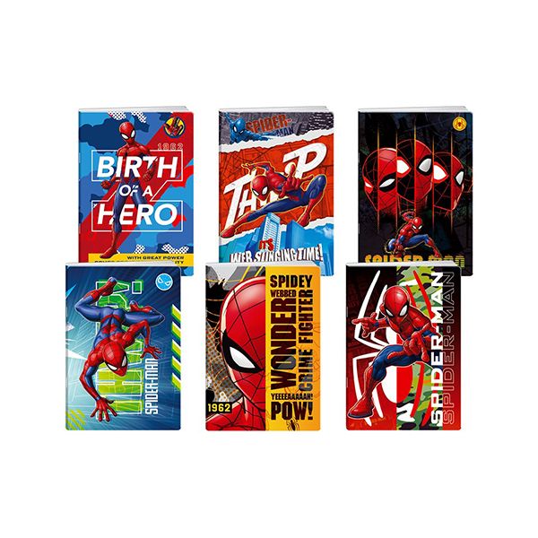 Zošit A4, linajkový, 50 listový - Spider-Man, s UV lakom