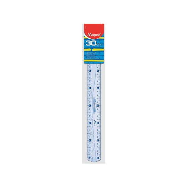 Pravítko MAPED "GRAPHIC" PP, číselník na obidvoch stranách, 30 cm