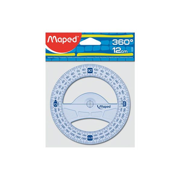 Uhlomer MAPED "GRAPHIC" 360°, plastový, 12 cm