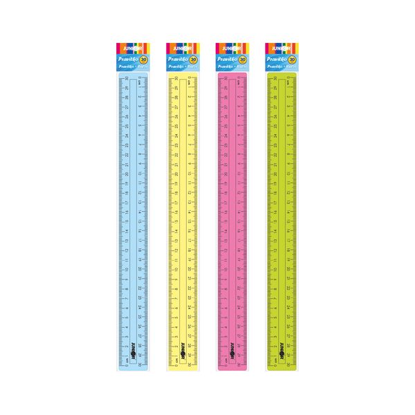Pravítko JUNIOR 30 cm, mix farieb