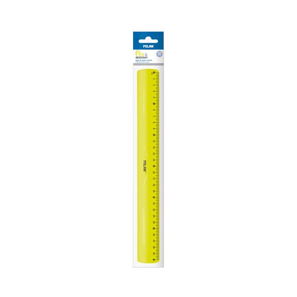 Pravítko MILAN "FLEX" ohybné 30 cm, žlté