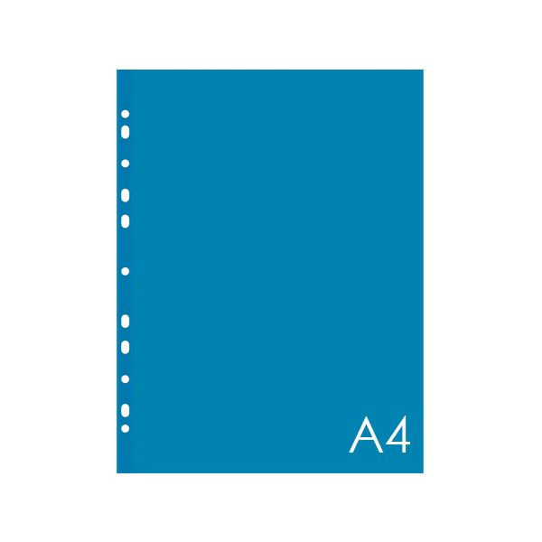 Euroobal A4 40 µm farebný - modrý, lesklý 100ks