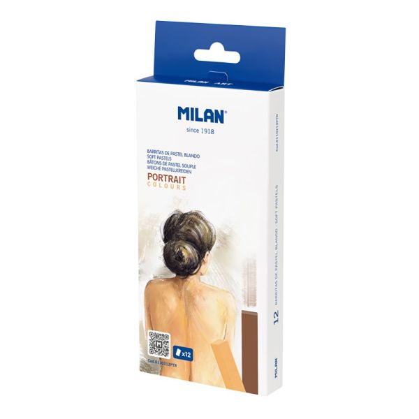 Pastel jemný, Portrait MILAN Art  - sada 12 farieb