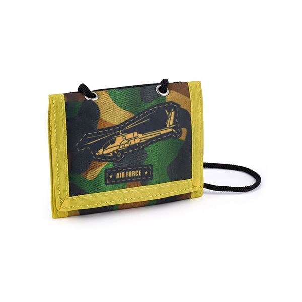 Detská textilná peňaženka Helikoptéra