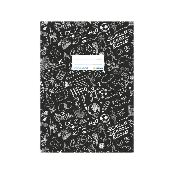 Obal na zošit Schooldoo A4 čierny /1ks