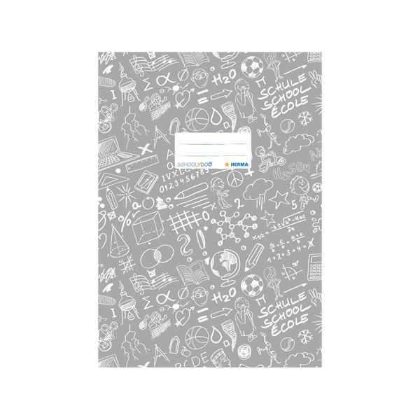 Obal na zošit Schooldoo A4 šedý /1ks