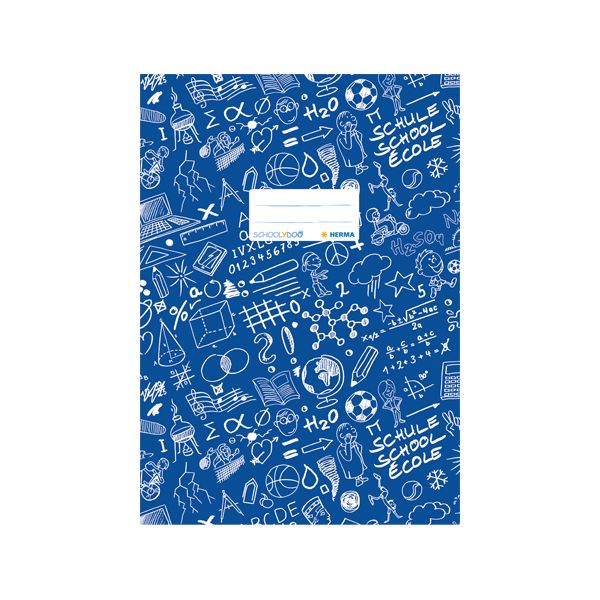 Obal na zošit Schooldoo A4 tm.modrý /1ks