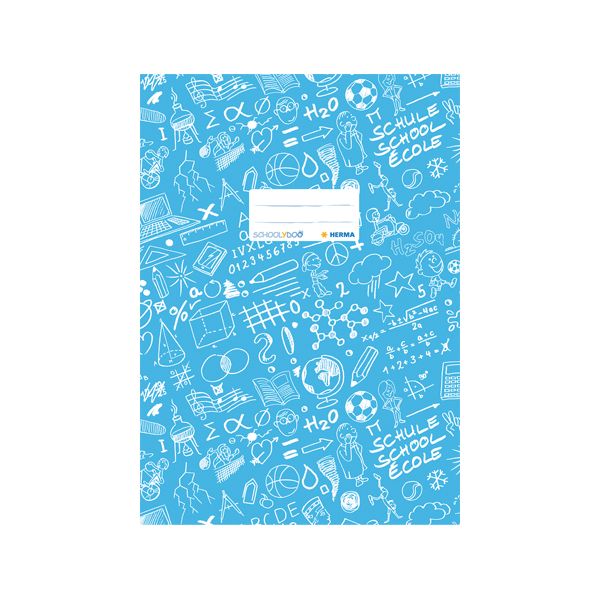 Obal na zošit Schooldoo A4 modrý /1ks