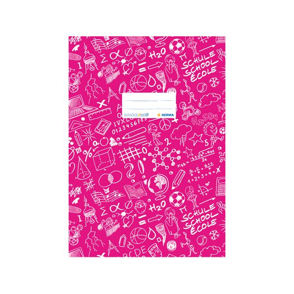 Obal na zošit Schooldoo A5 ružový /1ks