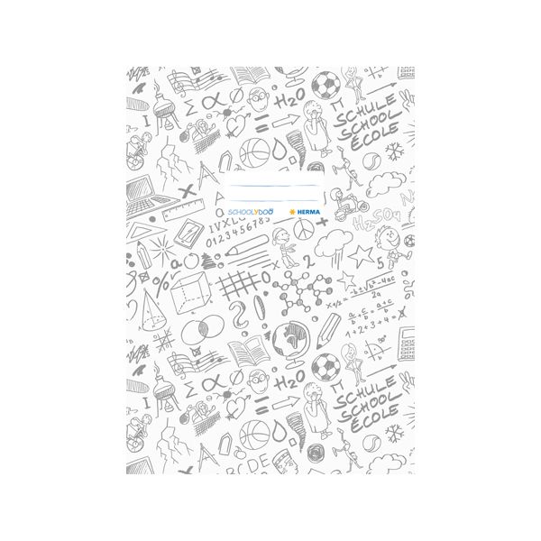 Obal na zošit Schooldoo A5 biely /1ks