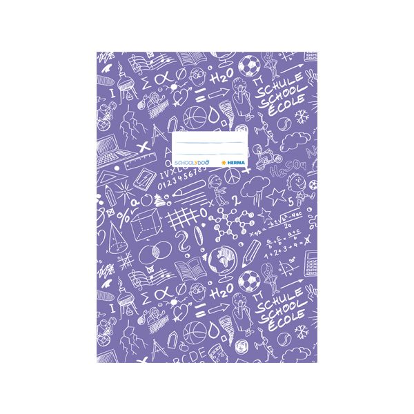 Obal na zošit Schooldoo A5 fialový /1ks