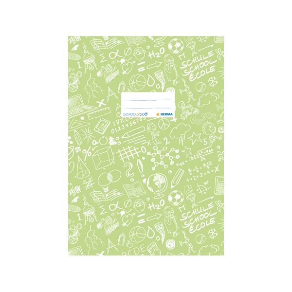 Obal na zošit Schooldoo A5 sv.zelený /1ks