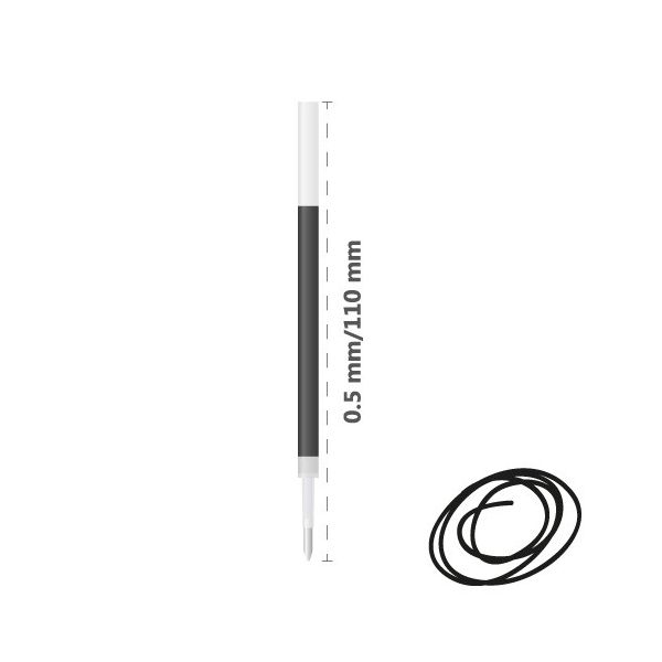 Náplň gélová G-7i (hrot 0,7 mm) - čierna