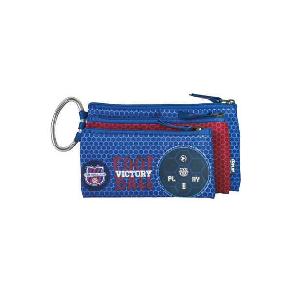 Puzdro na perá XL3, Blue Football