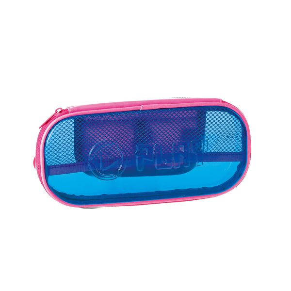 Peračník B32 1-zipsový s chlopňou, prázdny, Pink neon