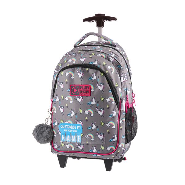 Školský batoh na kolieskach - Rainbow Unicorn