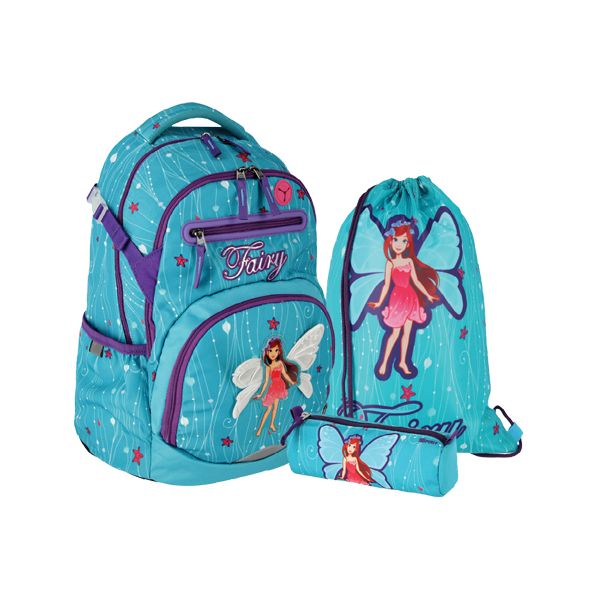 Školský batoh - 3-dielny set ZERO - Fairy