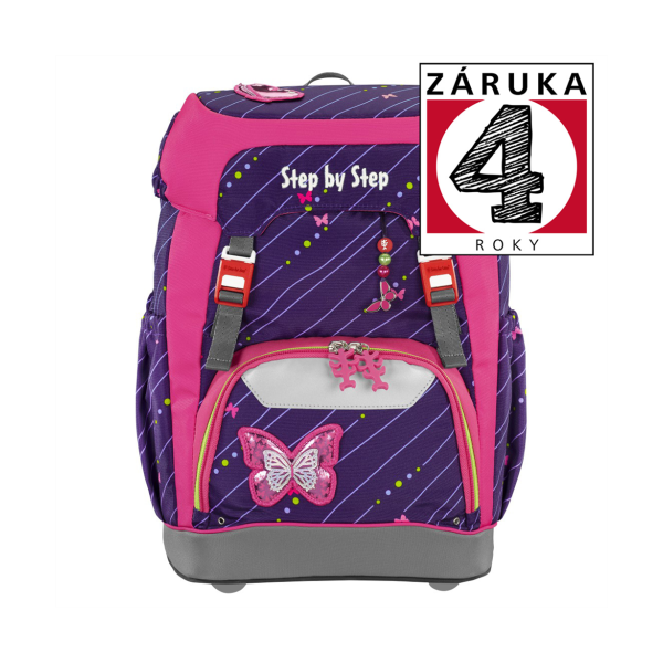 Školská taška Step by Step GRADE Trblietavý motýľ