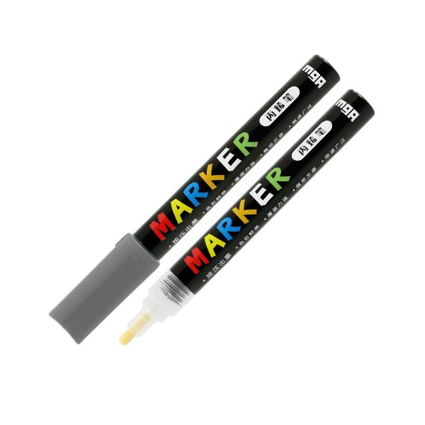 Popisovač M&G Acrylic Marker 2 mm akrylový, Dark Grey S911