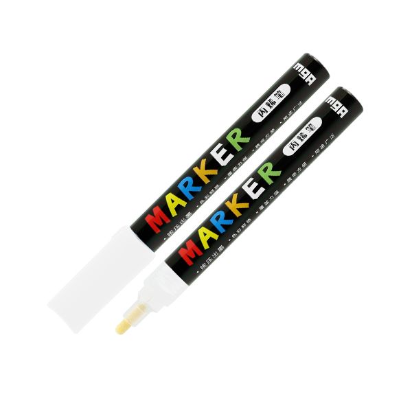 Popisovač M&G Acrylic Marker 2 mm akrylový, biely S100