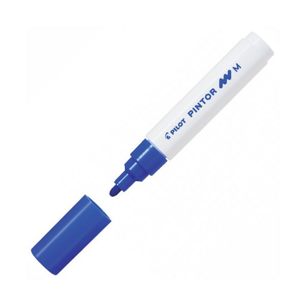 Pintor, PO, Medium, akrylový  popisovač modrá