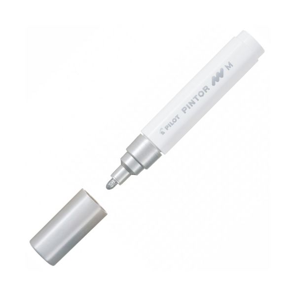 Pintor, PO, Medium, akrylový  popisovač strieborná