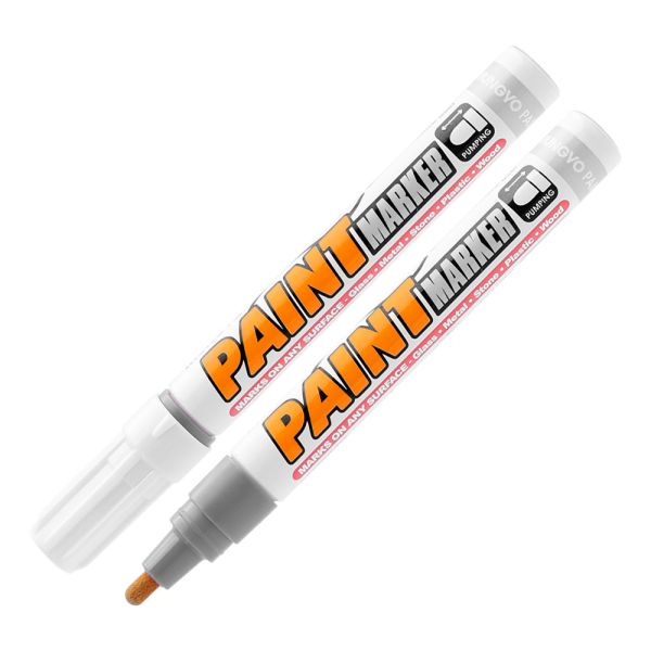 Lakový popisovač MUNGYO Paint Marker - strieborný