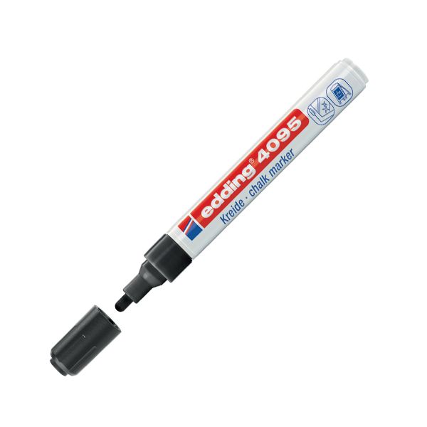 Kriedový popisovač edding 4095 čierny 