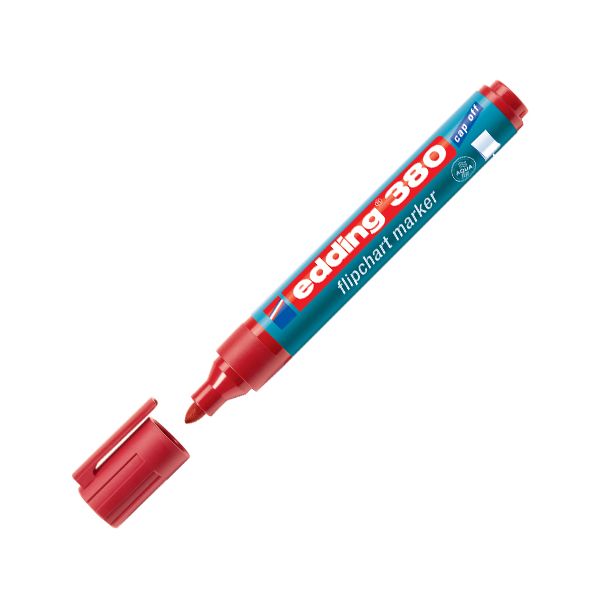 Popisovač na flipchartové tabule "380", červený