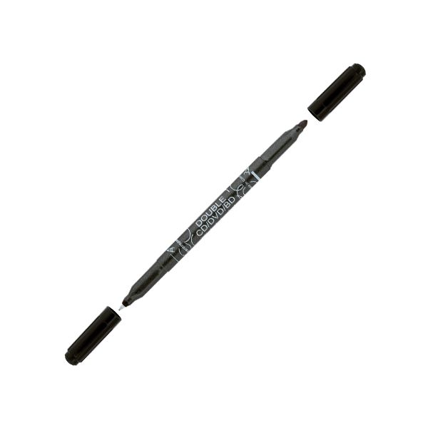 Popisovač CENTROPEN 3616 Double CD/DVD/BD - čierny