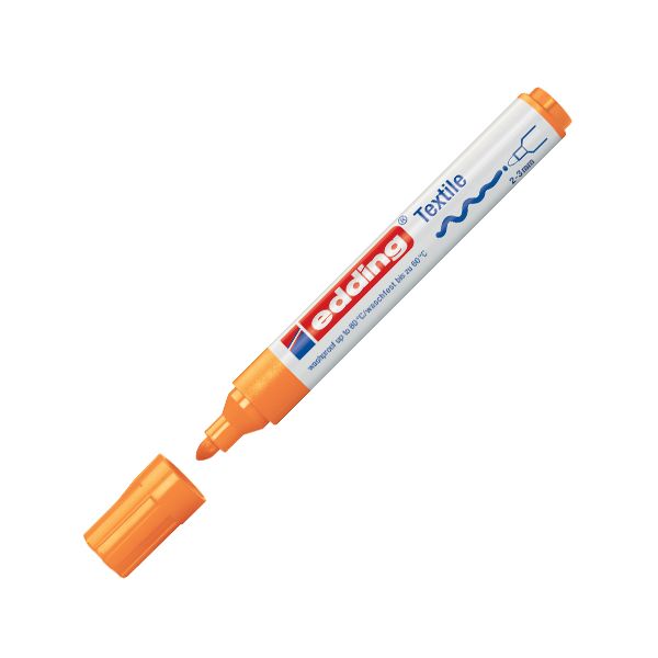 Popisovač na textílie Edding 4500 neónovo oranžový
